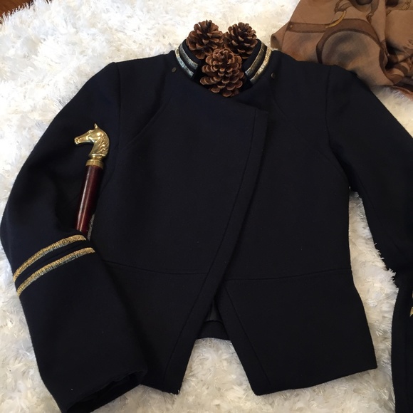 H&M Black Jacket with Gold Accents - Picture 15 of 16